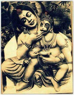 Information about secrets of bhakthi hanuman janma rahasyam glory of hanuman and his powers and miracles.
